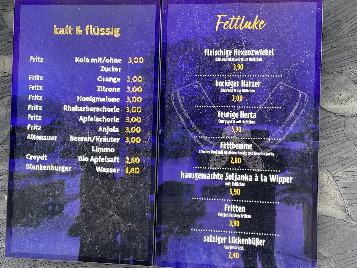 Menu - Fettluke photo 5
